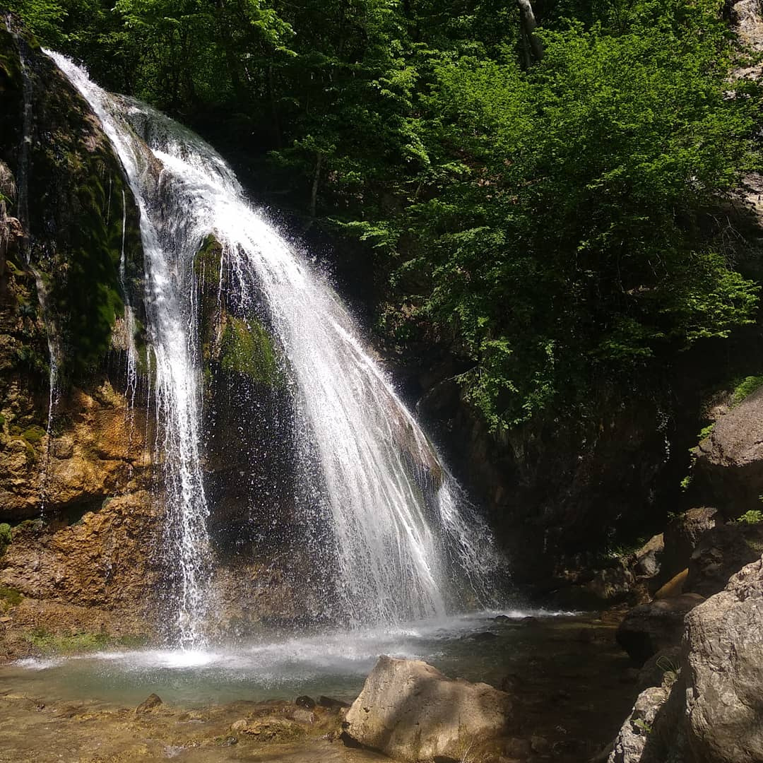 Водопад Джур-Джур рядом с Алуштой 