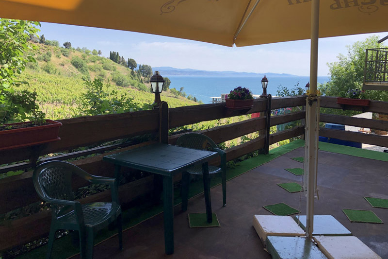 Частная гостиница Виола в Алуште - территория