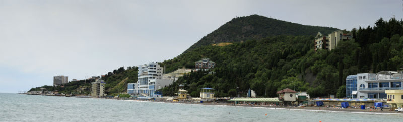 Пляж в Профессорском уголке Пляж в Рабочем уголке